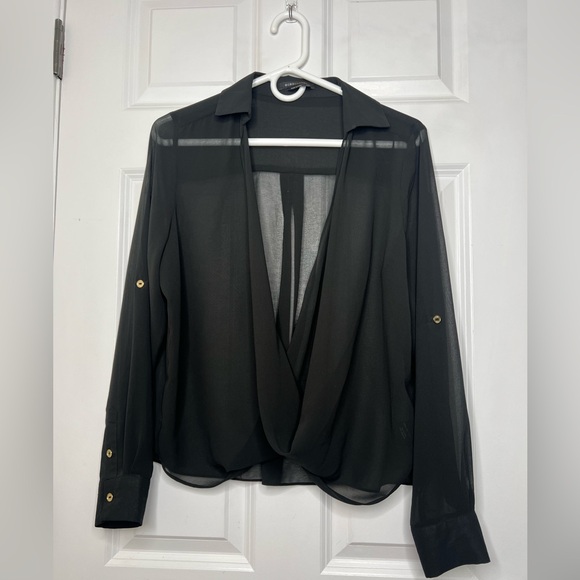 BCBG maxazria Open Front Blouse - Picture 1 of 10